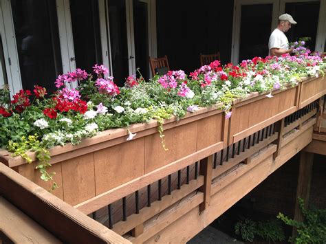 window boxes for balcony railings